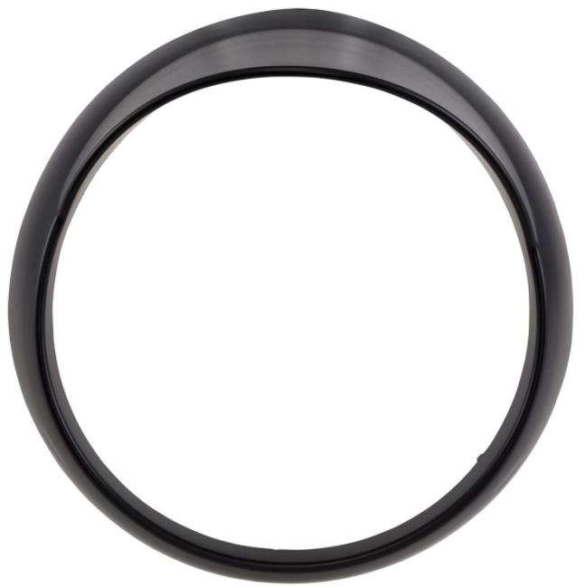 Lamp ring for Vespa Primavera 50-150cc 2T/4T, black matt