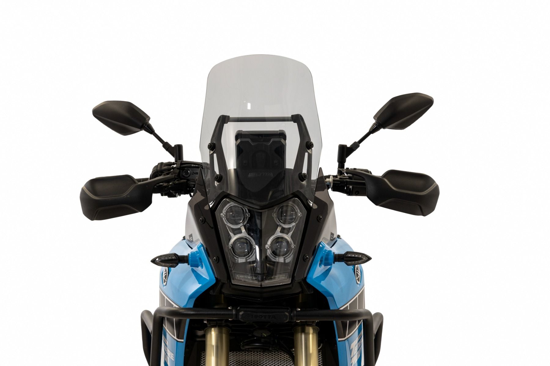 Rally windshield smoke clear for Yamaha Ténéré 700 (19-24)