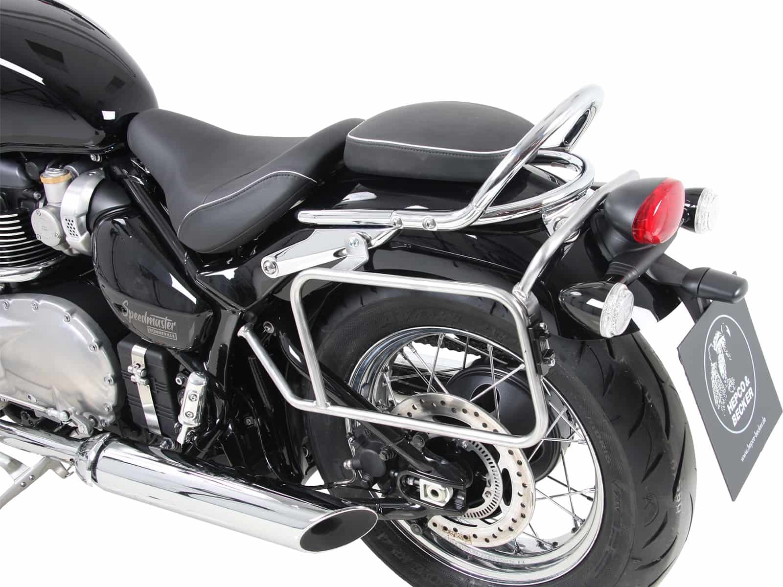 Case carrier chrome for Triumph Bonneville Speedmaster (18-) Hepco & Becker