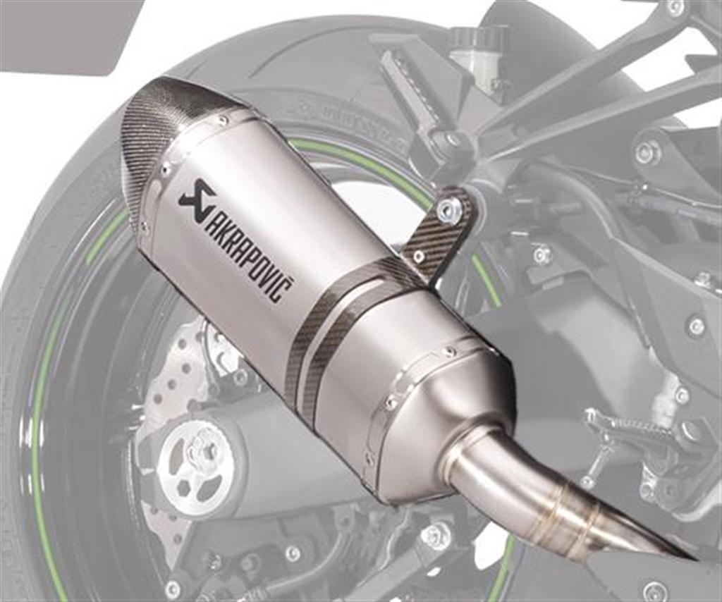 Akrapovic exhaust Dual exhaust Titanium Z1000 from 2017 Z1000 Original Kawasaki