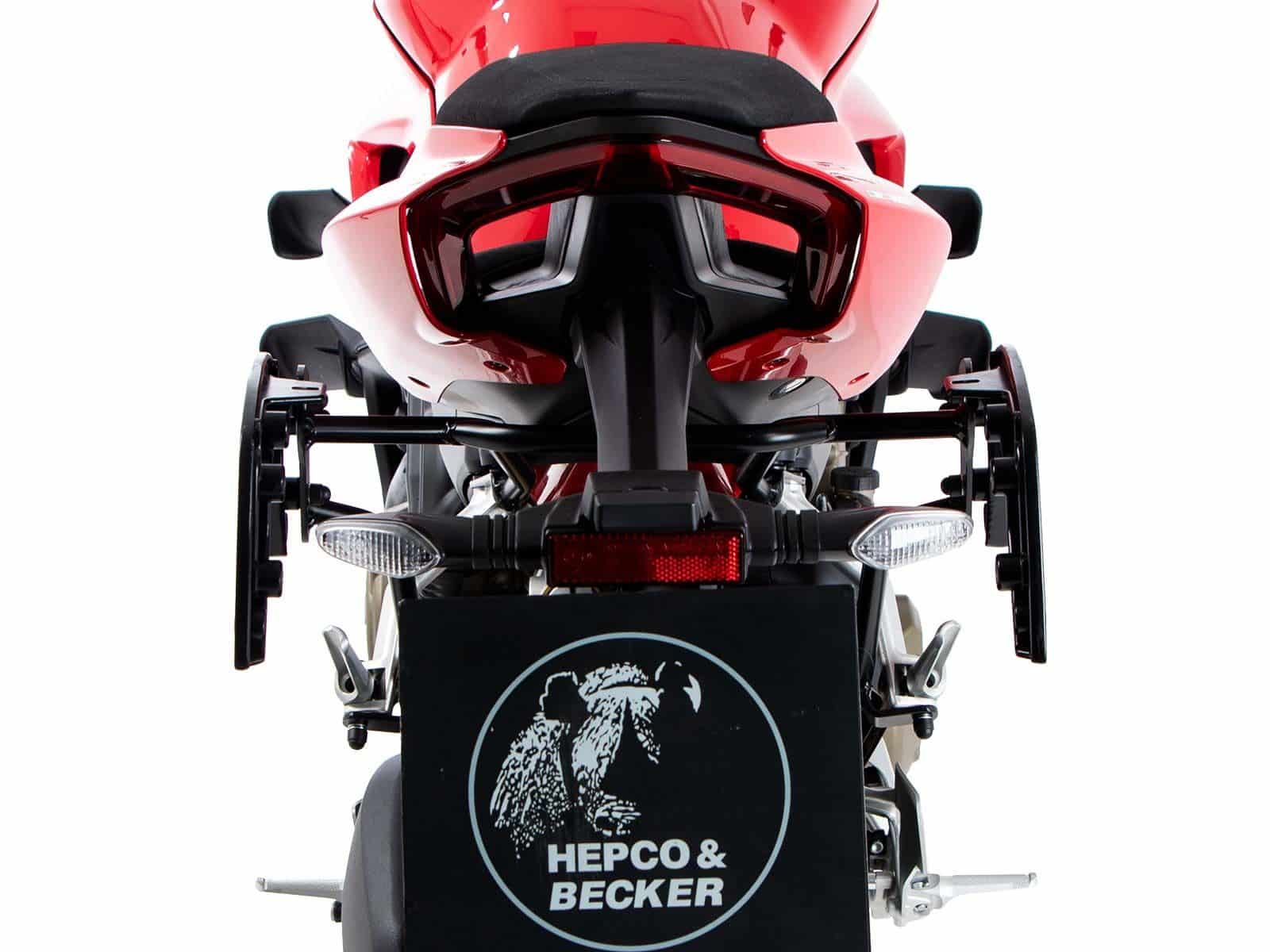 C-Bow side carrier black for Ducati Panigale V4 /S /R (18-24) Hepco & Becker