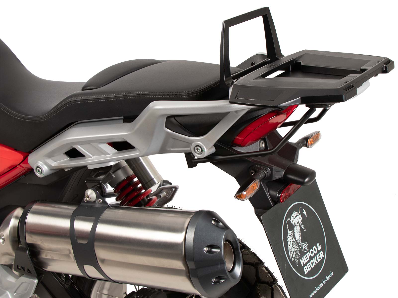 Alurack top case carrier for Moto Guzzi V85 TT (24-) Hepco & Becker