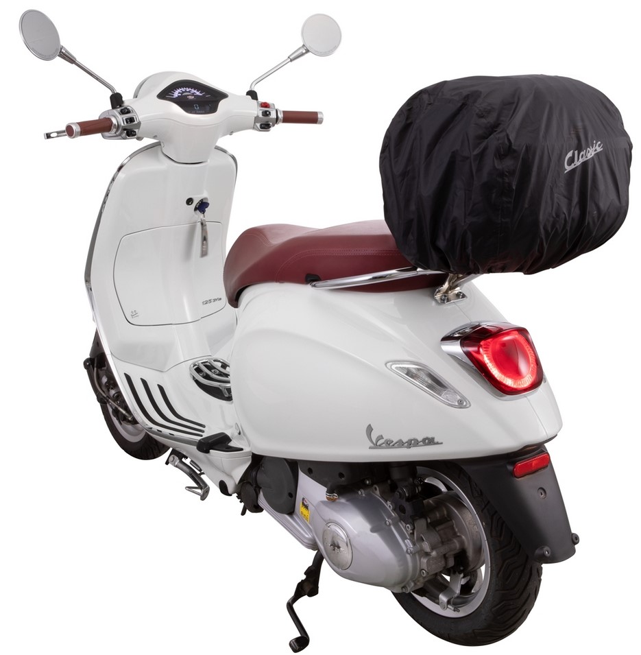 Luggage basket kit Classic for Vespa GTS/GTV/GT60 125-300cc, dark brown