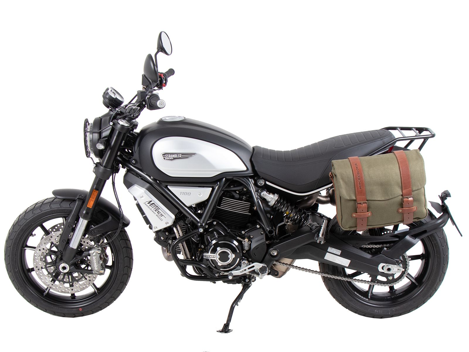 C-Bow side carrier left for Ducati Scrambler 1100 Dark Pro /Pro /Sport Pro (21-24) Hepco & Becker