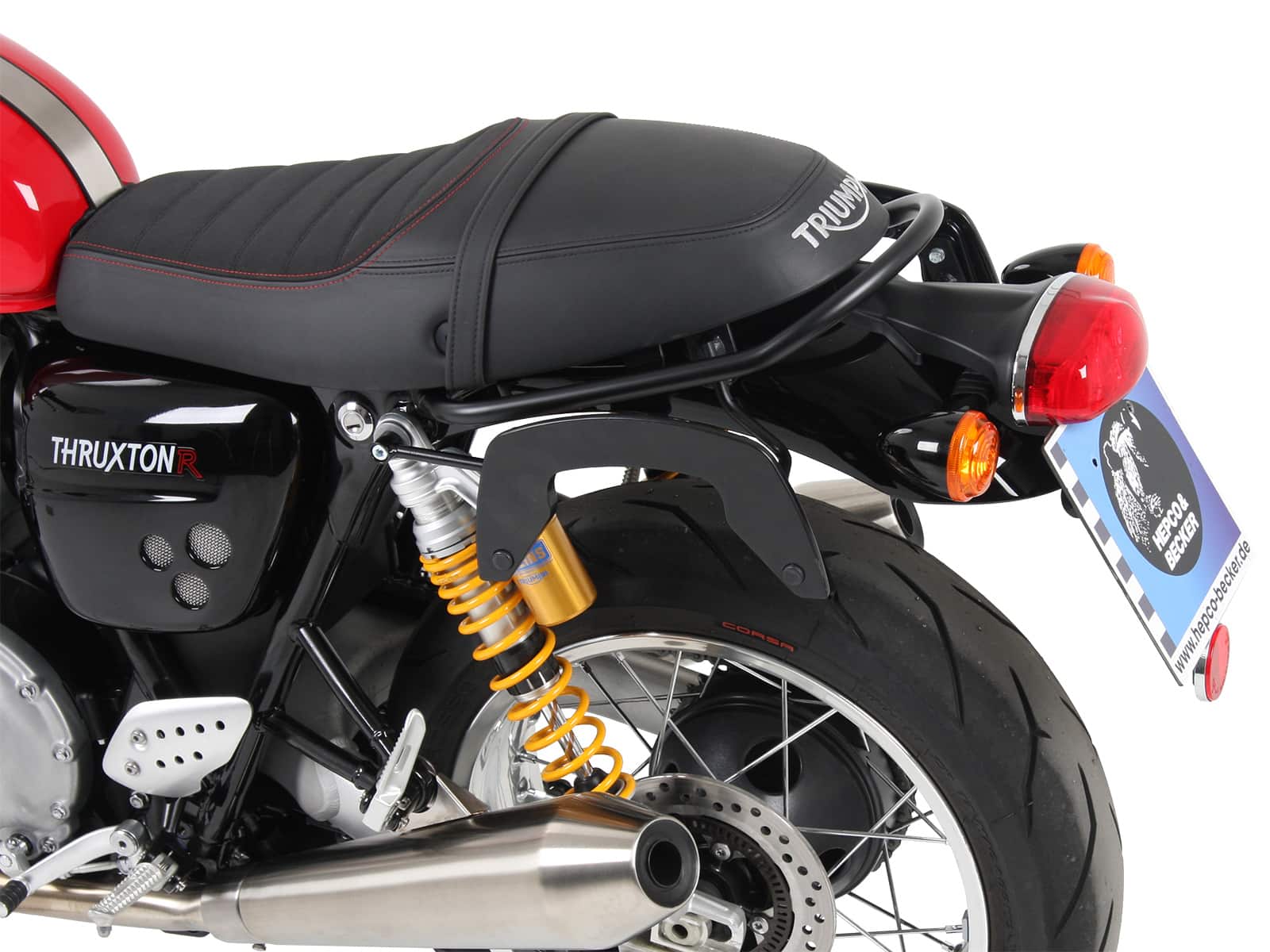 C-Bow bag holder for Triumph Thruxton / R (16-) Hepco & Becker