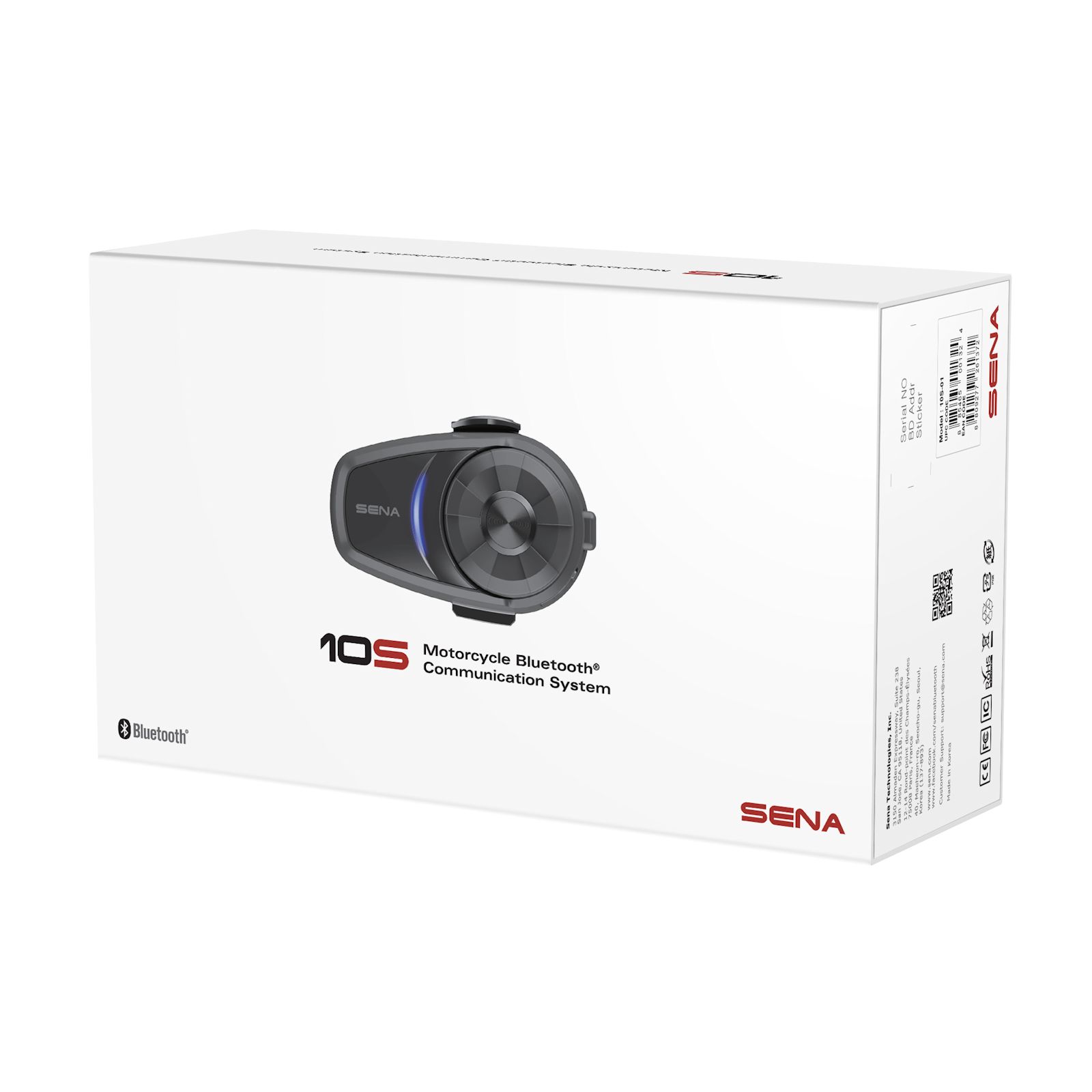 SENA 10S single set - Bluetooth communication system for motorcycles