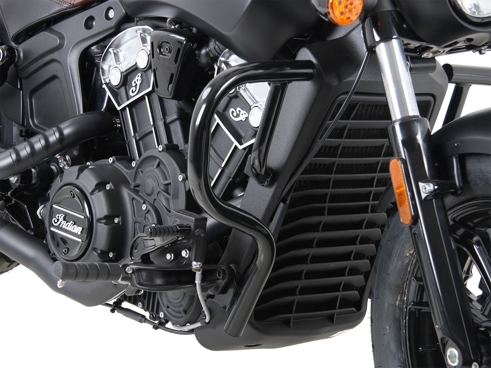 Engine Guard black for Indian Scout Bobber (2017-)