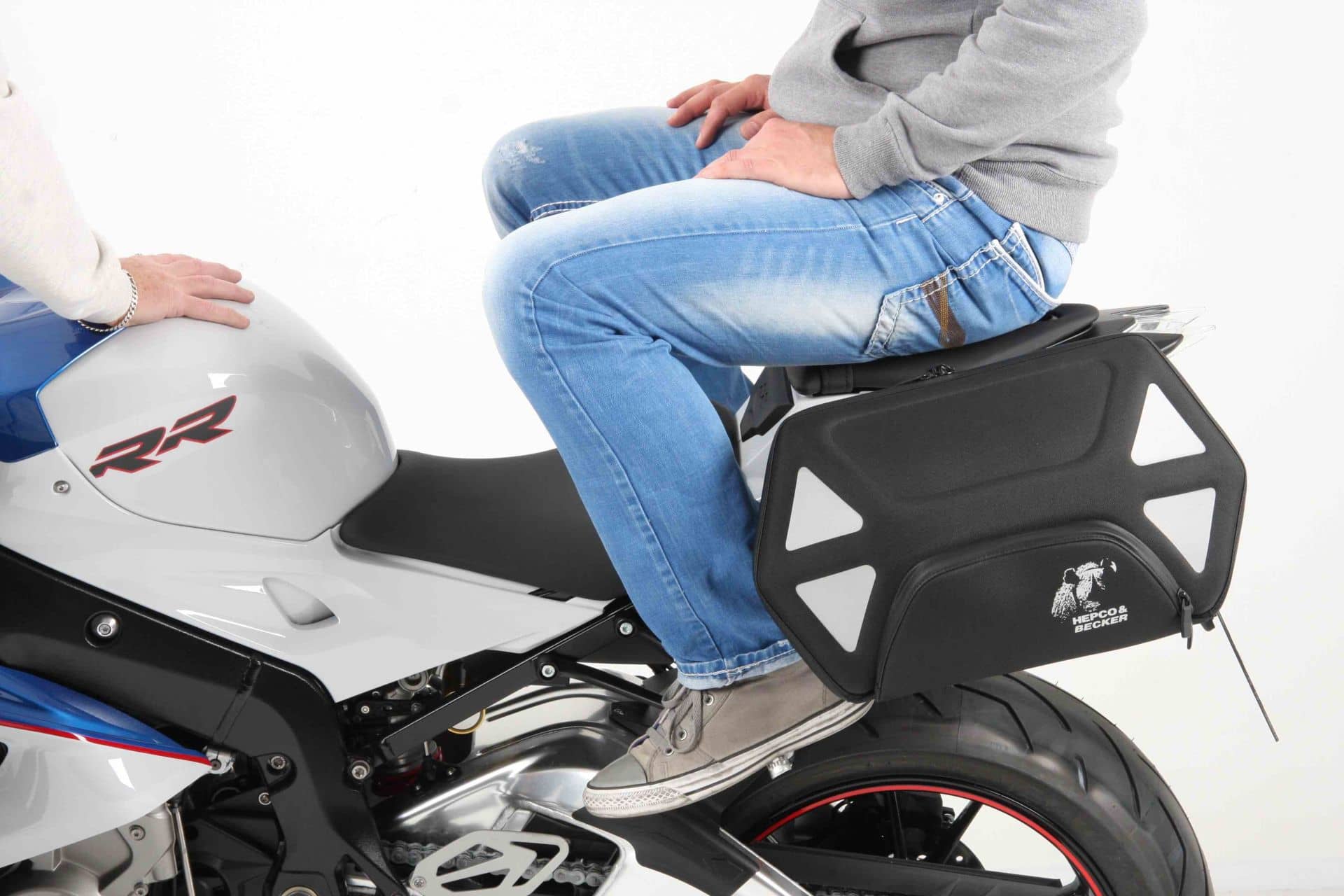 C-Bow side carrier black for BMW S 1000 RR (15-18) Hepco & Becker