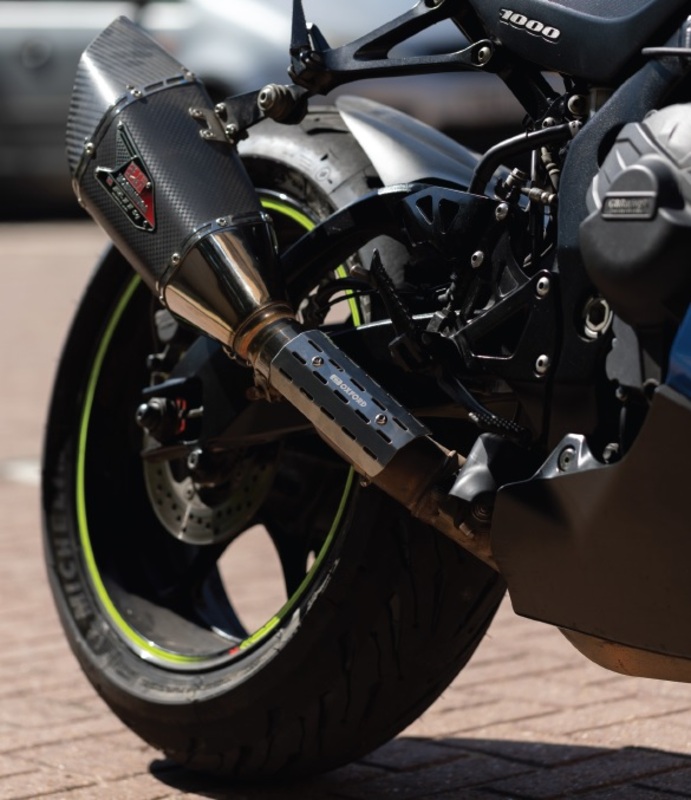 Oxford exhaust heat protection Scrambler