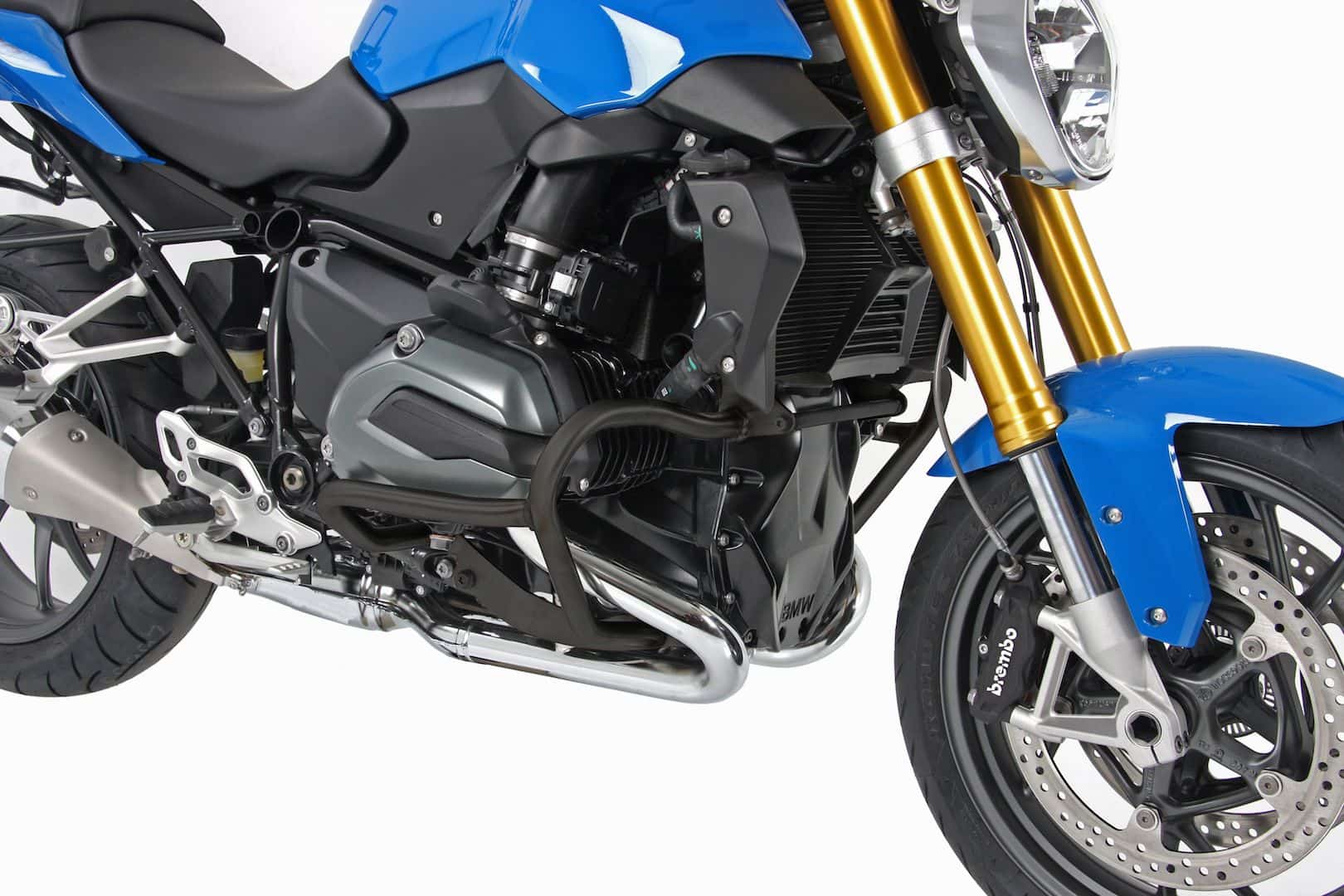 Engine guard black for BMW R 1200 R LC (15-18) Hepco & Becker