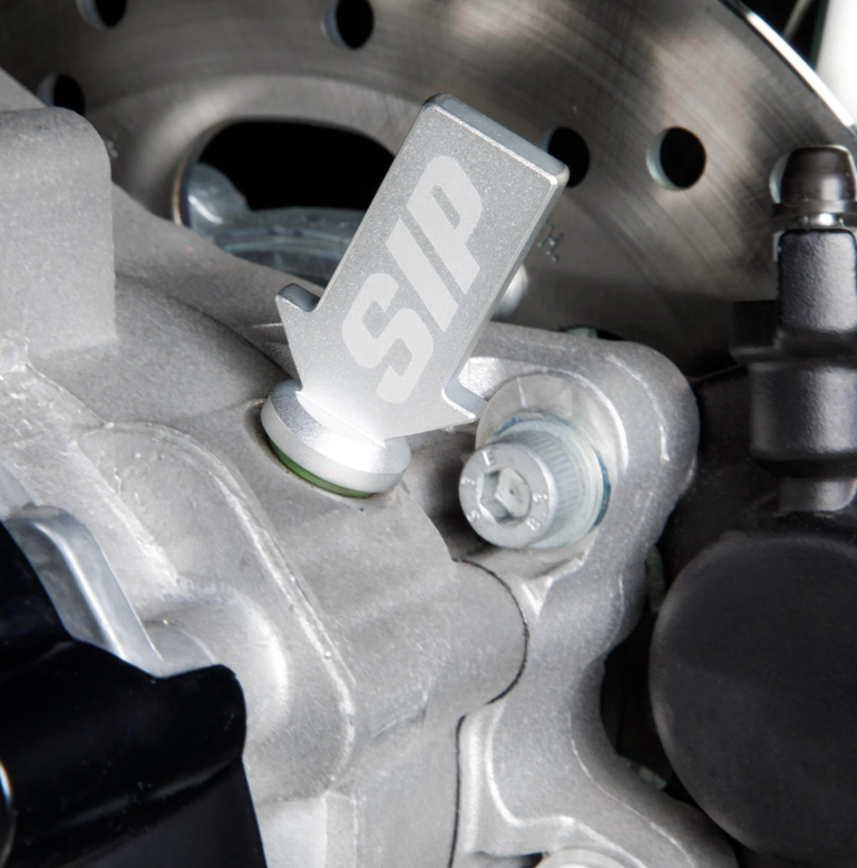 Oil dipstick gear oil, red dull