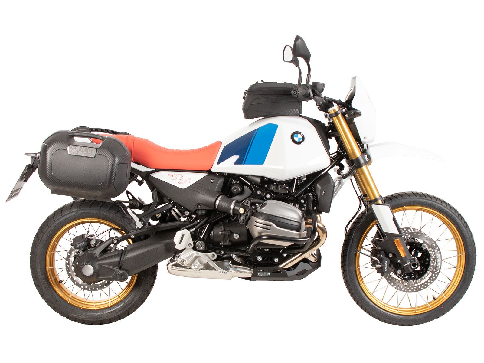 C-Bow side carrier black for BMW R 12 G/S (25-) Hepco & Becker