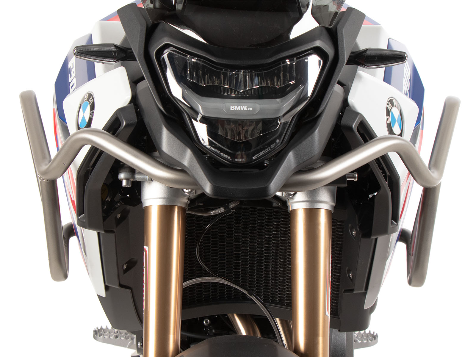Stainless steel tank guard for BMW F 900 GS (24-) Hepco & Becker
