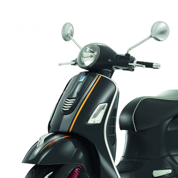 Original Vespa GTS Super sticker set Sport anthracite / orange