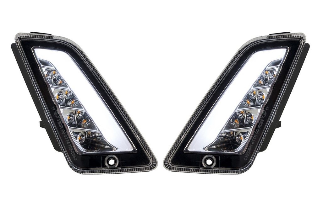 Turn signal kit front left/right for Vespa GTS/GTS Super/GTV/GT 60/GT/GT L ('03-'13), clear