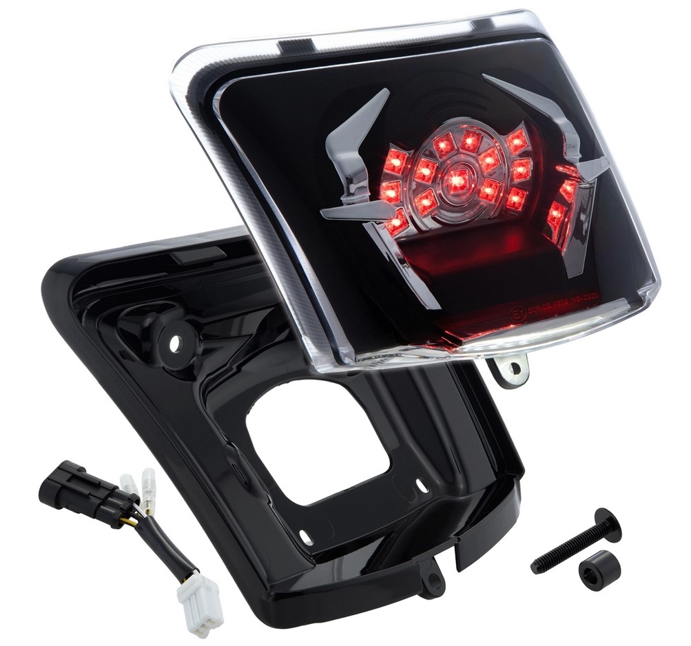 Taillight MK II LED for Vespa GTS/GTS Super/GTV 125-300cc HPE ('18-), clear
