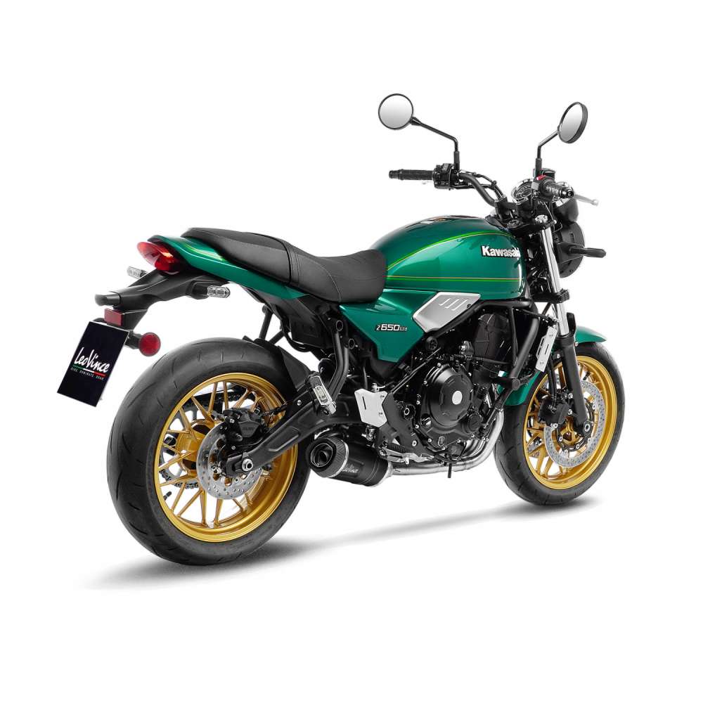 LeoVince complete system LV One Evo for Kawasaki Ninja /Versys /Z 650 , black, E-approval
