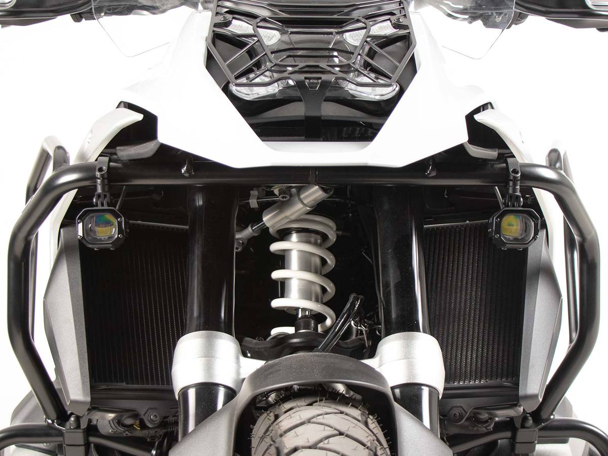 LED auxiliary headlight Nova incl. universal mounting for tube Ø25-32mm Hepco & Becker