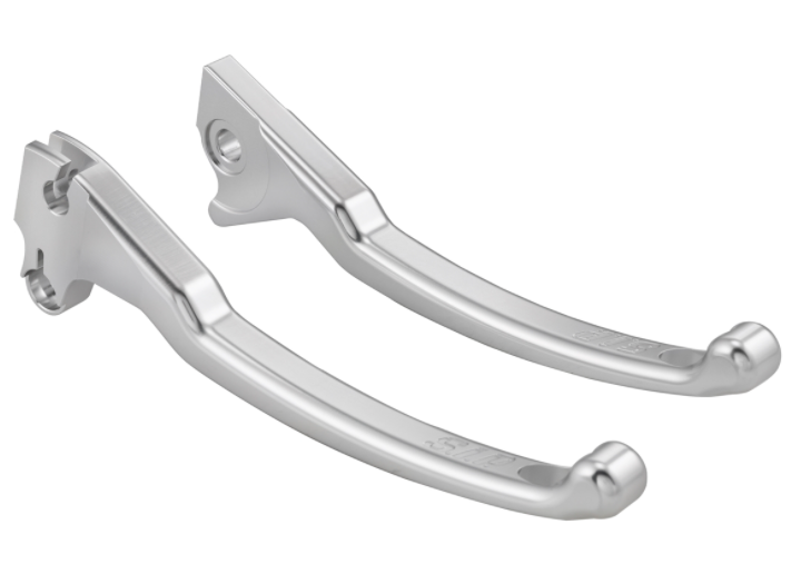 Sport lever set brake left/right for Vespa LX/LXV/S/Primavera/Sprint 50-150ccm, silver
