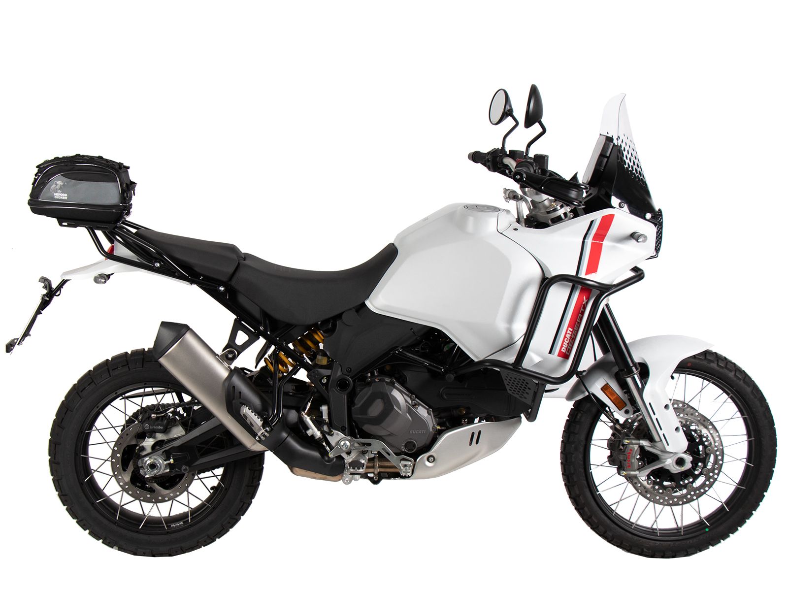 Smartrack rear carrier black for Ducati DesertX (22-) Hepco & Becker