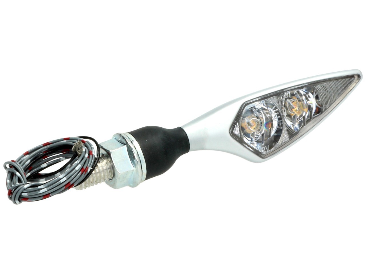 Kellermann turn signal, taillight and brake light, Rhombus DF, steel, LED, HR, 12 V, chrome matt, M8x20
