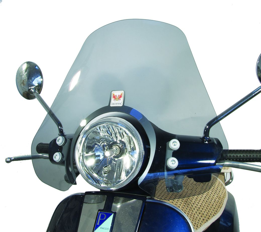 Medium-high windshield lightly tinted for Vespa LX - Isotta
