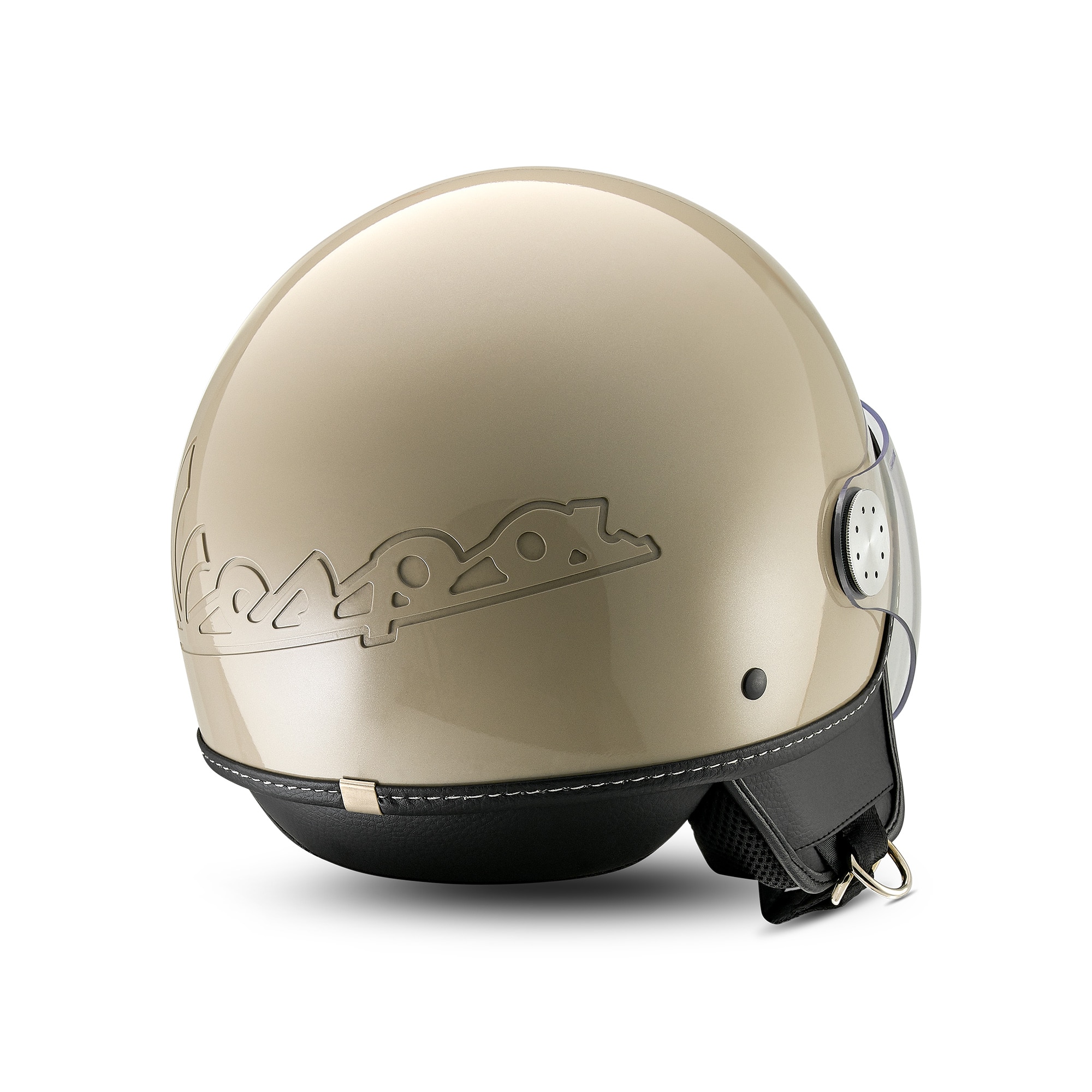 Vespa jet helmet Visor 4.0 beige avvolgente