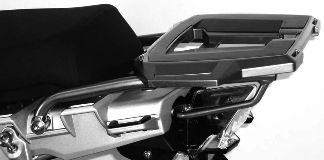 Alurack top case carrier black for BMW R 1200 GS (04-07) Hepco & Becker