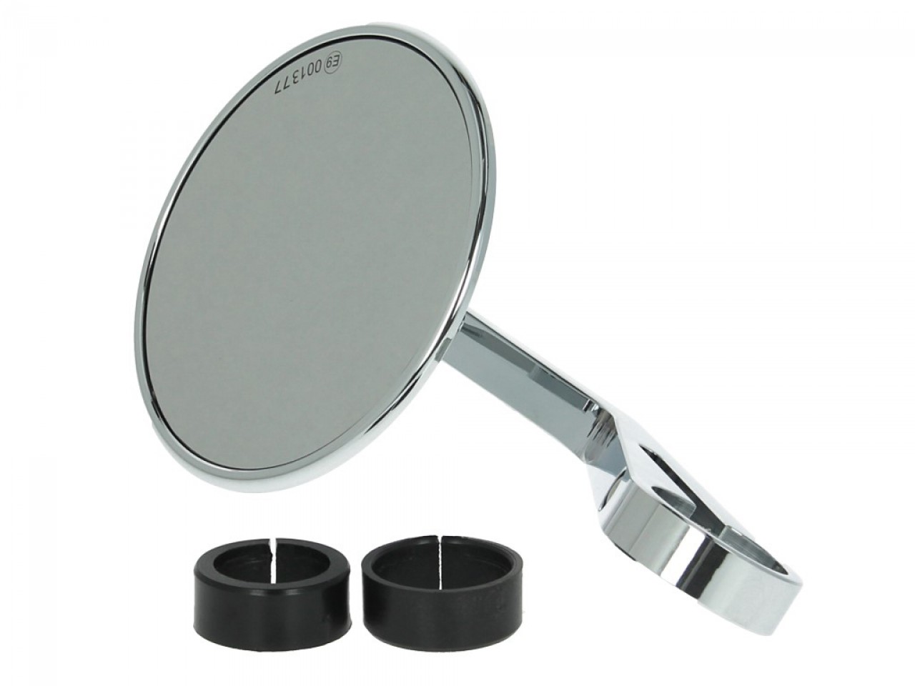 Handlebar end mirror for Vespa left o. right, chrome, Highsider Montana