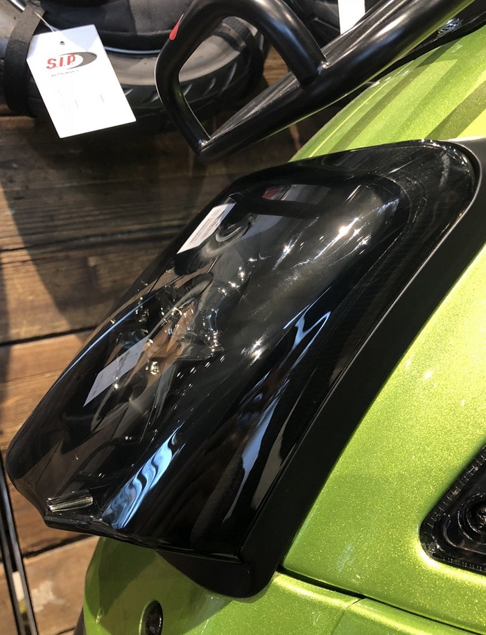 Frame rear light conversion for Vespa GTS/​GTS Super/​GTV 125-300ccm ('14-'18), matt black