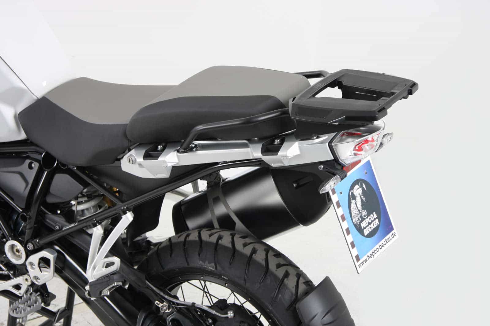 Alurack top case carrier black for BMW R 1200 GS Adventure (14-18) Hepco & Becker