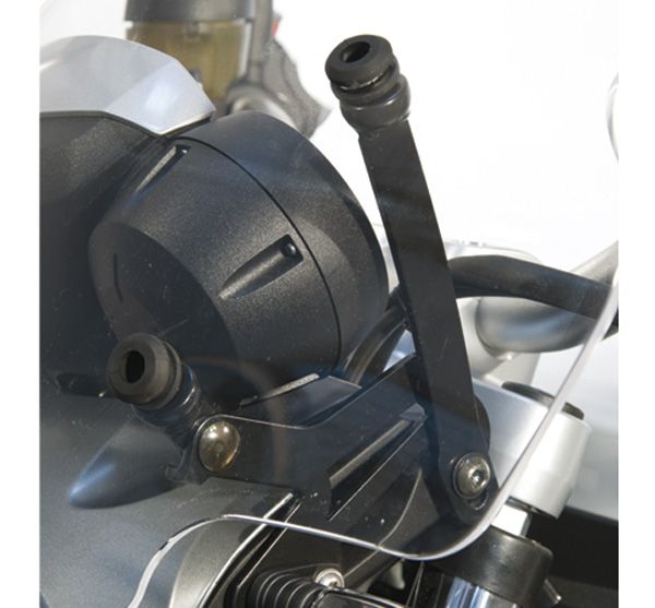High windshield, tiltable - height 510 mm for BMW R 1200 R (11-14), clear