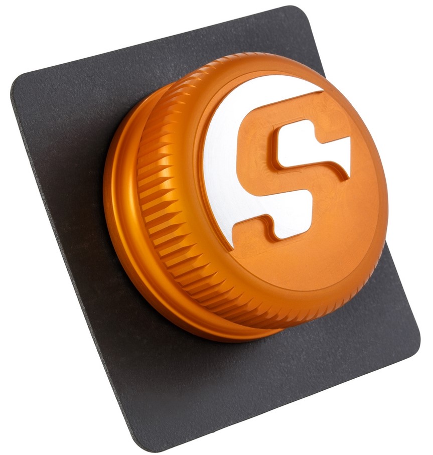 Gas cap for Vespa, orange matt