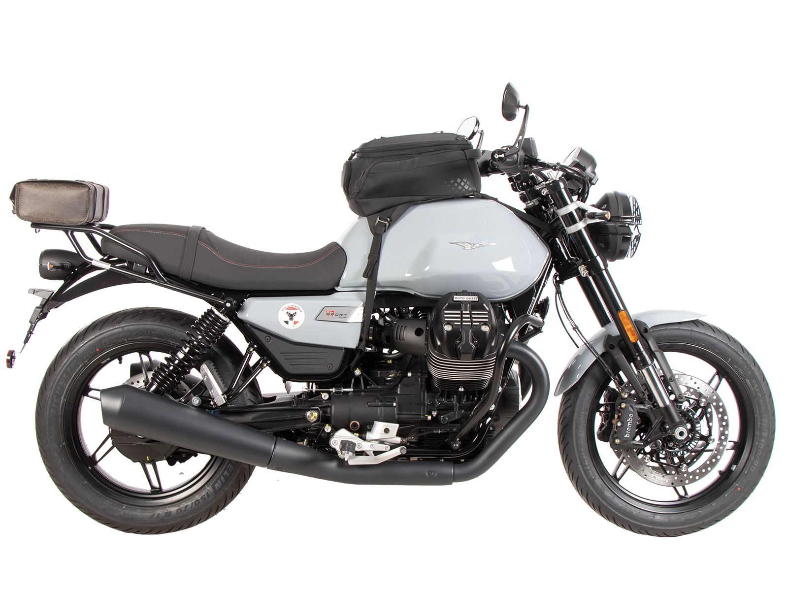 Tubular luggage rack black for Moto Guzzi V7 850 Sport (25-) Hepco & Becker