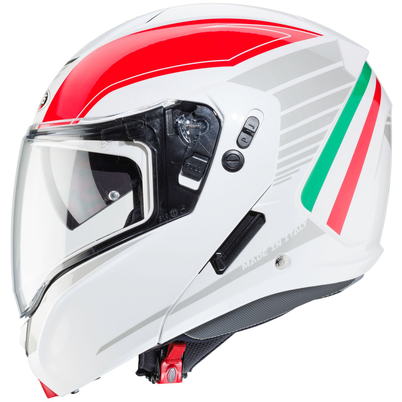 Caberg Helmet Horus Tribute, white / red-green