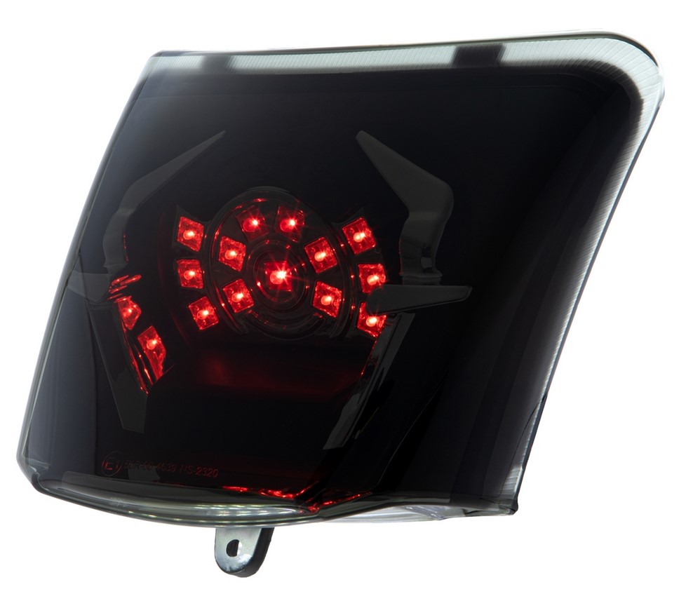 Taillight MK II LED for Vespa GTS/GTS Super/GTV 125-300cc HPE ('18-), tinted