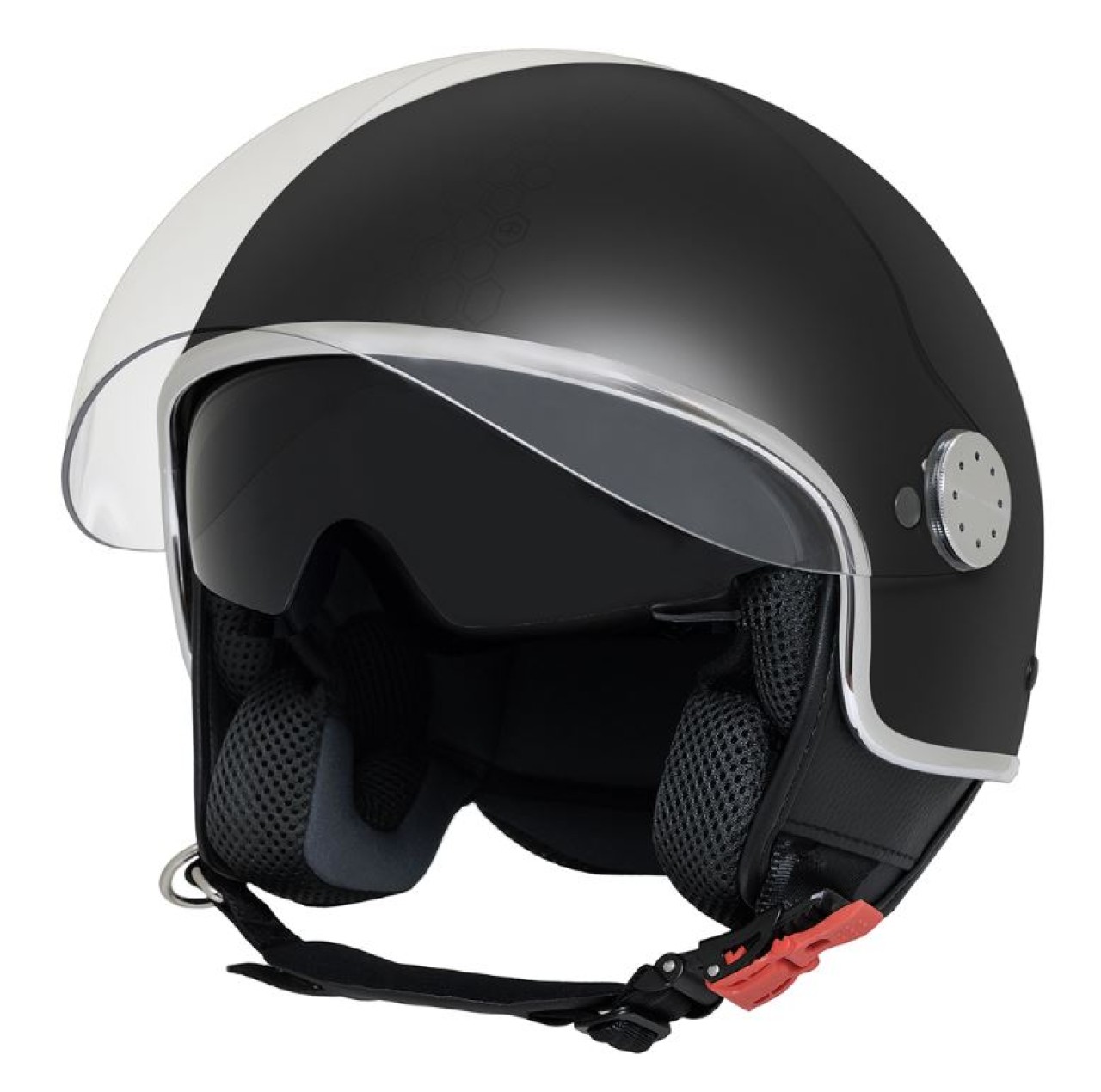 Piaggio PFJ Mirror Open-Face Helmet, matt black – S
