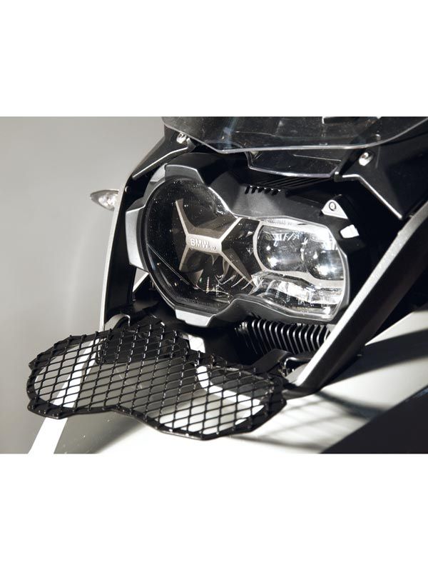Folding headlight guard for BMW R 1200 GS LC (13-16), black