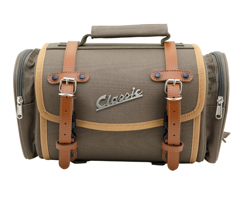 Bag "Classic" small for Vespa, canvas, olive
