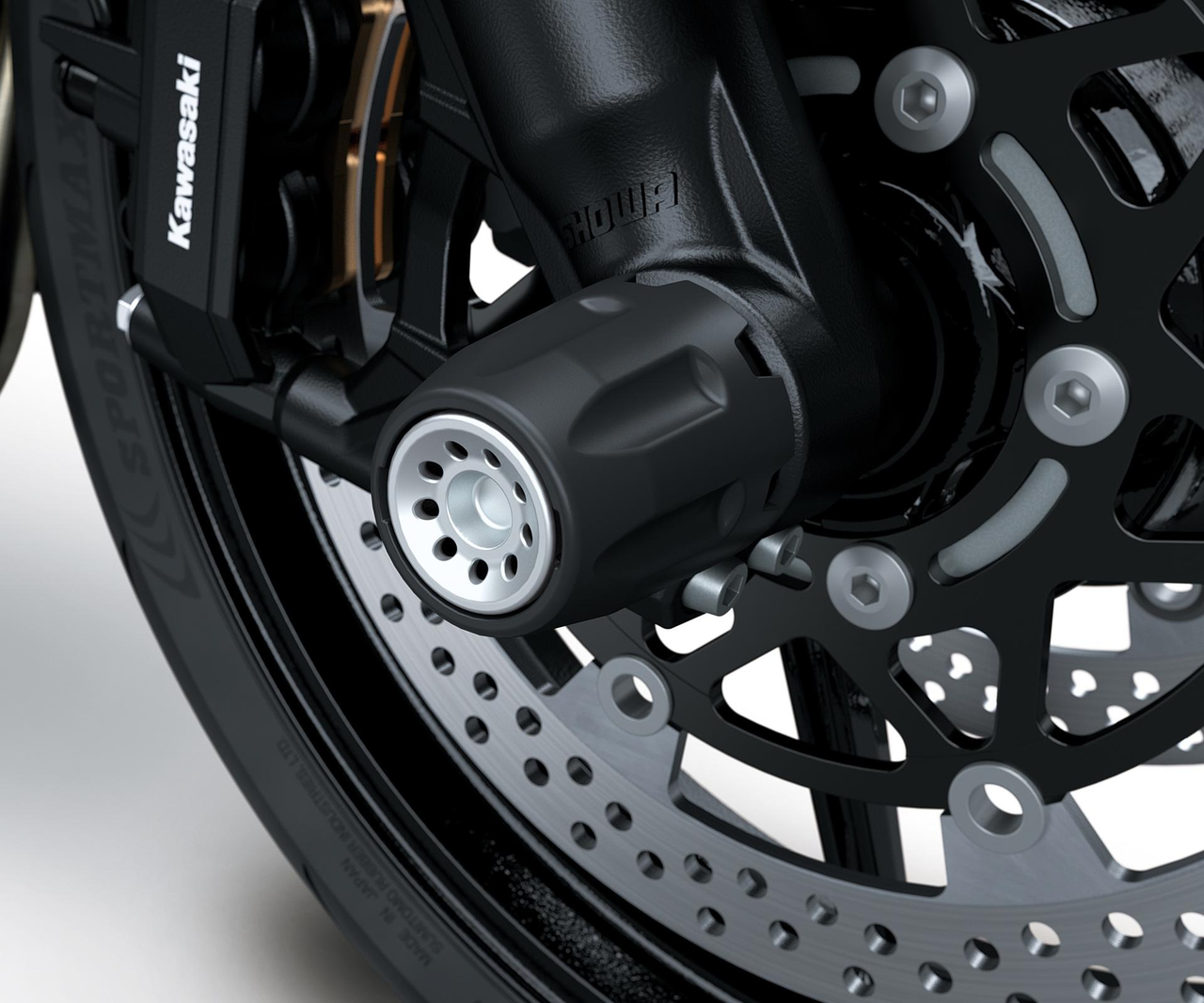 Front axle caps for Z 1000 (14-) / Z 1100/SE (26-) Original Kawasaki