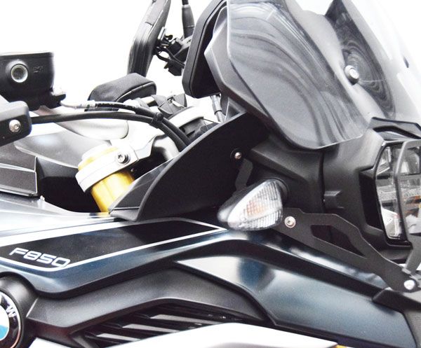 Upper spoiler for BMW F 850 GS (18-21), black matt