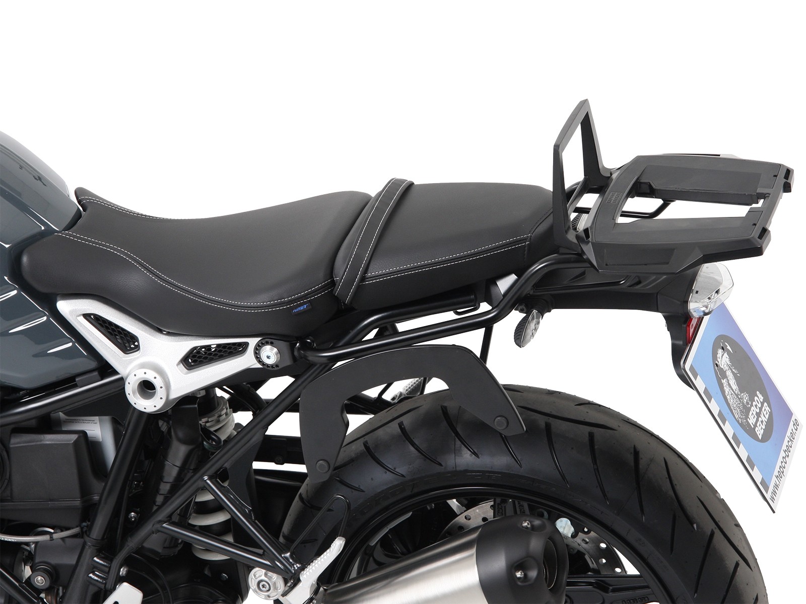 C-Bow side carrier black for BMW R nineT Pure (17-23) Hepco & Becker