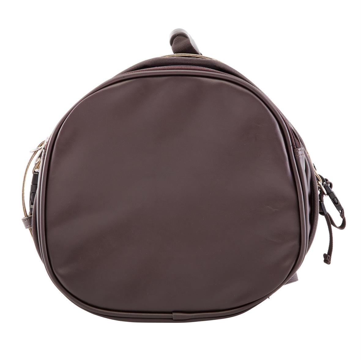 Classic" large bag for luggage rack for Vespa - dark brown, imitation leather
