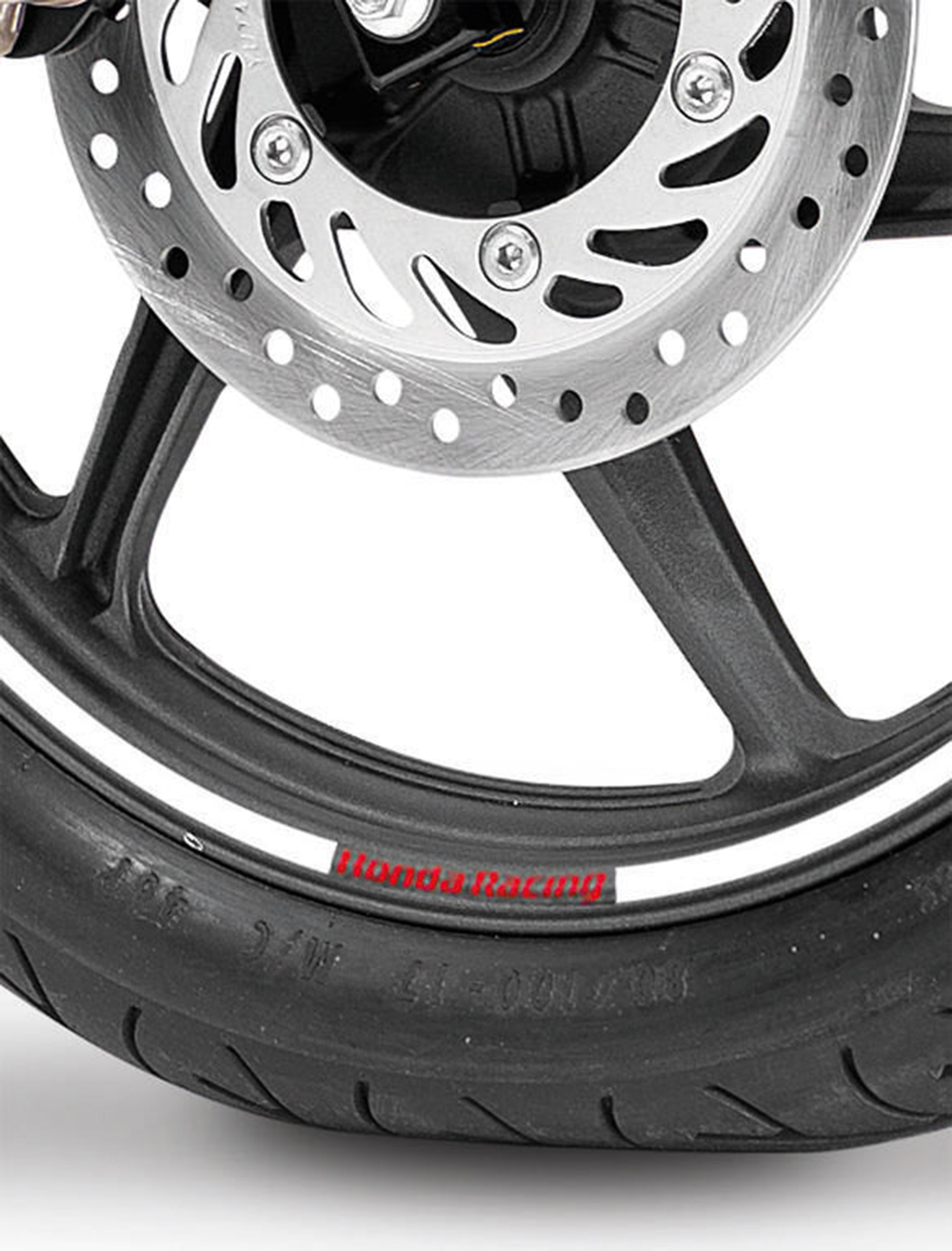 Original Honda CB 650 F/ CBR 650 F/ CBR125R rim decor sticker set silver