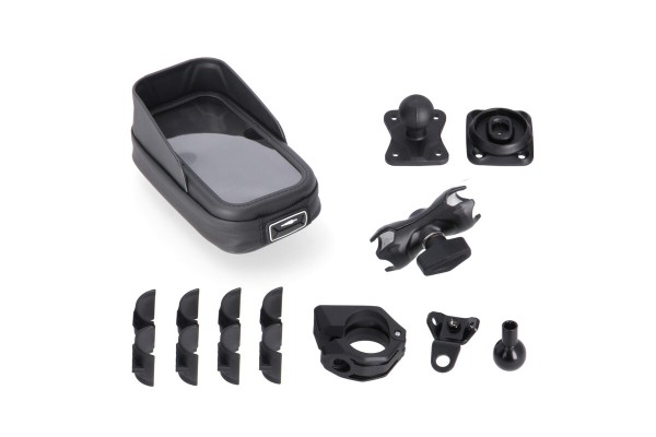 Navi mount Kit T-Lock with Phone Case for Honda XL 750 Transalp - SW Motech