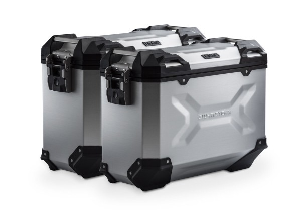 TRAX ADV aluminum case system silver (45l) Yamaha Tracer 9 / GT (21-), RN70