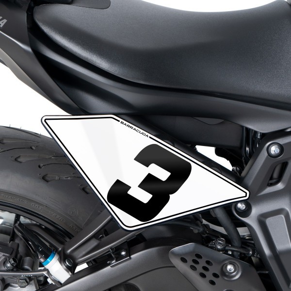 Number plate for Yamaha MT-07 (21-) - Barracuda