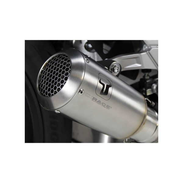 IXRACE MK2 complete system with cat Kawasaki Z 650 /RS, 650 Ninja (21-), stainless steel, E-approved, Euro5