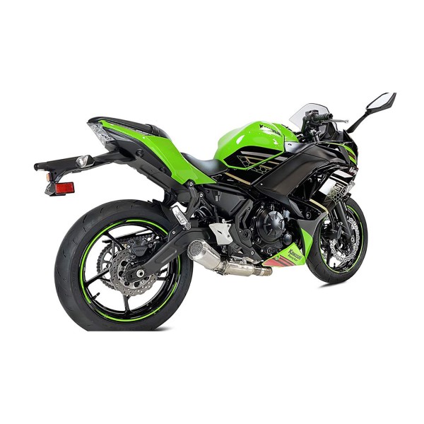 IXRACE MK2 complete system Kawasaki Z 650 /650 Ninja, Versys 650 (2020), stainless steel, E-approved, Euro4