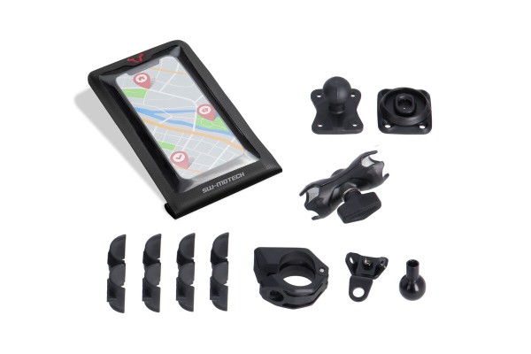 Navi mount kit T-Lock with smartphone Drybag for Honda CB 500 F /CB 500 X - SW Motech